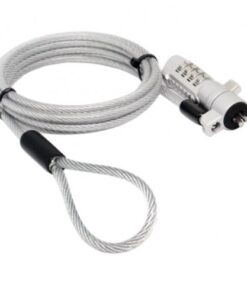 CANDADO DE SEGURIDAD UNNO PARA LAPTOP KL6010SV CON COMBINACION TIPO NOBLE