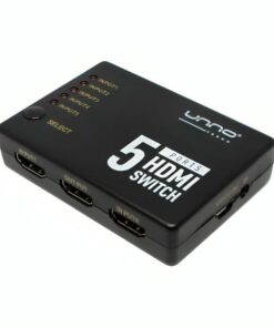SWITCH UNNO TEKNO HDMI 5 PUERTOS HB1203BK