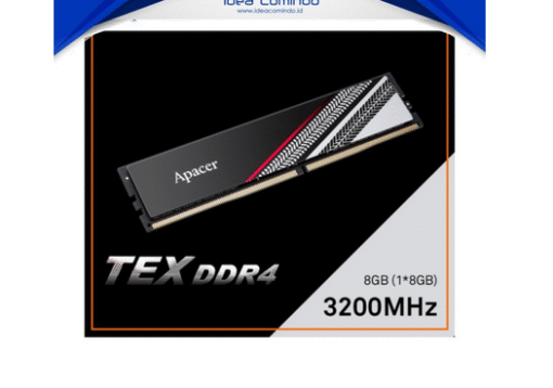 MEMORIA PC 8GB DDR4 3200MHZ APACER TEX BLACK SILVER AH4U08G32C28YTBAA-1