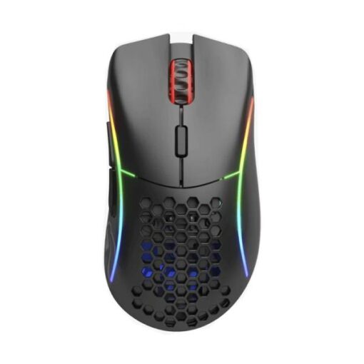 MOUSE GAMING RGB GLORIOUS MODELO D INALÃMBRICO 2.4 GHZ 19000 DPI GLO-MS-DW-MB