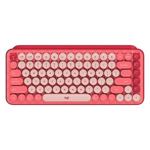 TECLADO LOGITECH POP KEYS MECÃNICO INALÃMBRICO BLUETOOTH ESPAÃOL SWITCH CAFÃ 920-010709