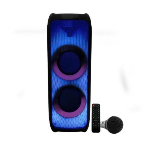 PARLANTE RGB ARGOM RAVE 100 BLUETOOTH 1 MICROFONO INALAMBRICO ARG-SP-4010BK