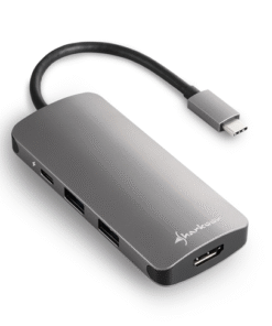 HUB SHARKOON USB 3.0 TYPE C MULTIPORT GRIS 4044951026715