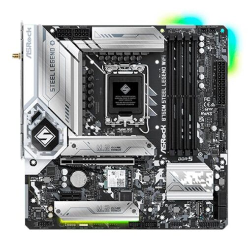TARJETA MADRE GAMING ASROCK B760M STEEL LEGEND WIFI DDR5 LGA1700 90-MXBL70-A0UAYZ