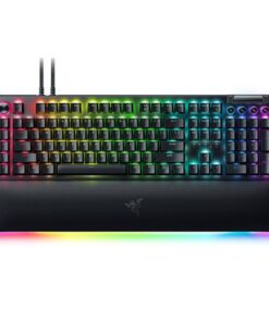 TECLADO GAMING RGB RAZER BLACKWIDOW V4 MECÃNICO ALÃMBRICO USB INGLÃS SWITCH VERDE RZ03-04690200-R3U1