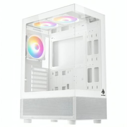 CASE GAMING EAGLE WARRIOR MID TOWER VENTILADORES 3 DE 120MM CON VIDRIO LATERAL Y FRONTAL