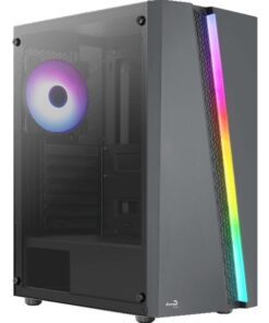CASE GAMING RGB AEROCOOL BLADE-G-BK-V1 MID TOWER VENTILADORES 4 DE 120MM CON VIDRIO LATERAL ACCM-PV46043.11