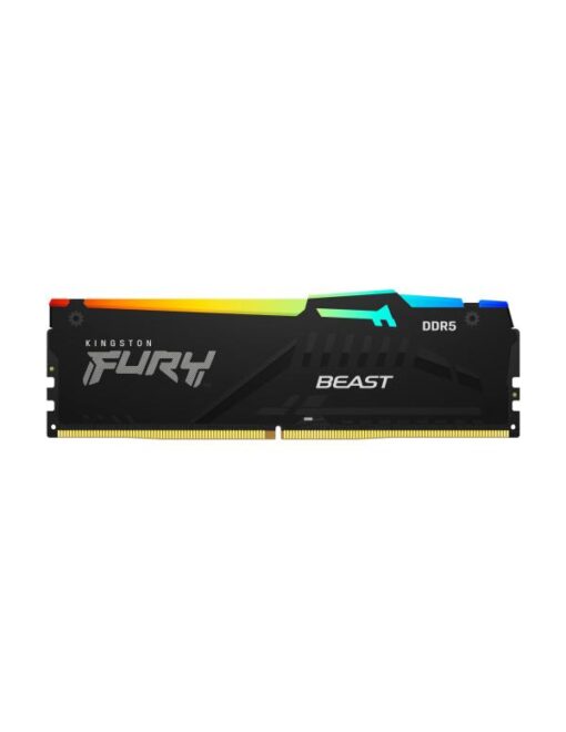 MEMORIA PC 8GB DDR5 4800MHZ KINGSTON FURY BEAST RGB KF548C38BBA-8