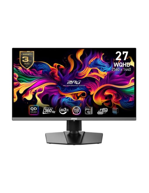 MONITOR 27" MSI MAG 271QPX QD-OLED (2560 X 1440) 360HZ 9S6-3CD89T-002