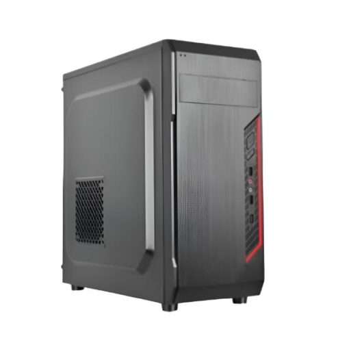 CASE AGILER MID TOWER SIN VENTILACIÃN INCLUIDA CON FUENTE DE PODER 600W AGI-C009