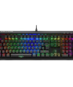 TECLADO GAMING RGB SHARKOON SKILLER SGK60 MECÃNICO ALÃMBRICO USB INGLÃS SWITCH MARRÃN 4044951030071