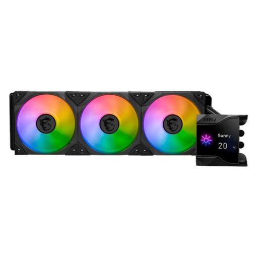 ENFRIAMIENTO LIQUIDO MSI MPG CORELIQUID D360 VENTILADORES ARGB Y PANTALLA IPS 2.4" NEGRO 936-6A1521-003