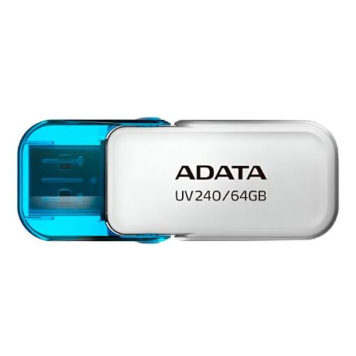 MEMORIA USB 2.0 64GB ADATA BLANCO AUV240-64G-RWH