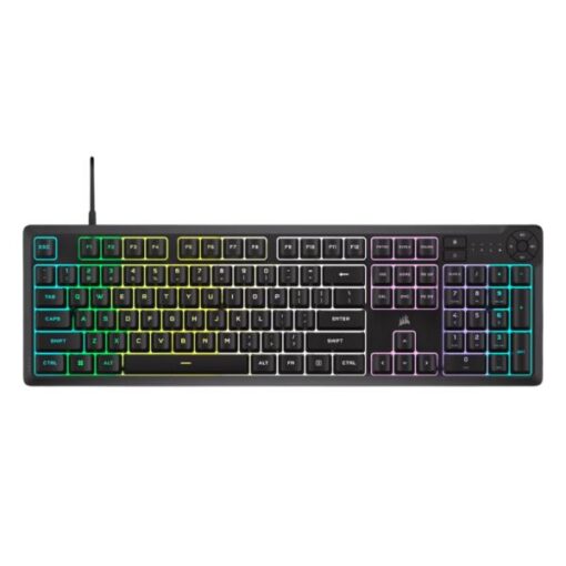 TECLADO GAMING RGB CORSAIR K55 CORE MECÃNICO ALÃMBRICO USB INGLÃS CH-9226C65-NA