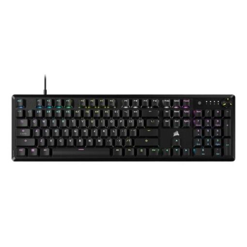 TECLADO GAMING RGB CORSAIR K70 CORE MECÃNICO ALÃMBRICO USB INGLÃS CH-910981E-NA