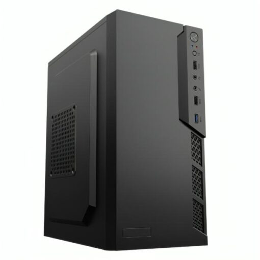 CASE CM23KTRA001C MINI TOWER SIN VENTILACIÃN INCLUIDA CON PANEL LATERAL Y CON FUENTE DE PODER 600W