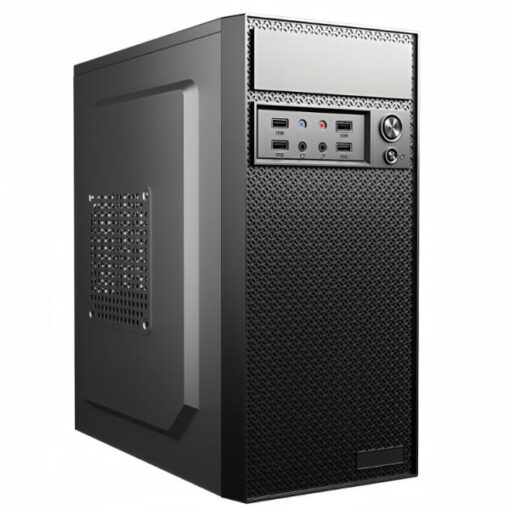CASE CM24KTRA001C MINI TOWER SIN VENTILACIÃN INCLUIDA CON PANEL LATERAL Y CON FUENTE DE PODER 600W