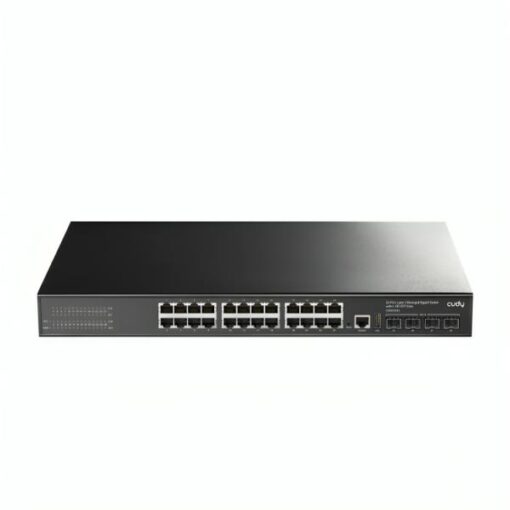 SWITCH CUDY GS5024S4 PUERTOS 24 Ã GBE/4 Ã SFP+ DE 10 G ADMINISTRABLE L3