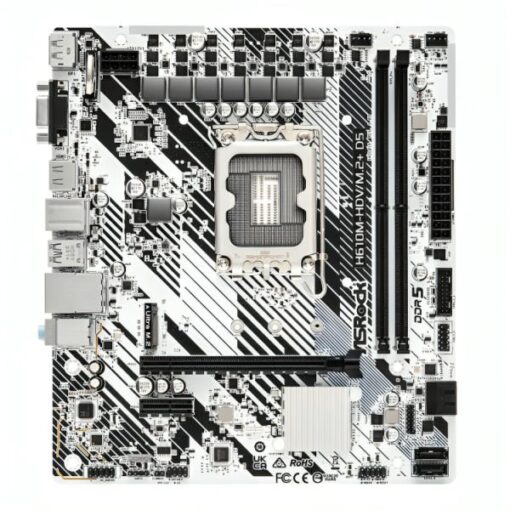 TARJETA MADRE ASROCK H610M-HDV/M.2+ D5 LGA1700 MICRO ATX DDR5 MB-H610MHDVM2D5