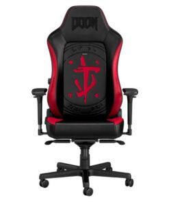 SILLA GAMING NOBLECHAIRS HERO EDICIÃN DOOM CUERO SINTÃTICO RESPIRABLE NBL-HRO-PU-DET