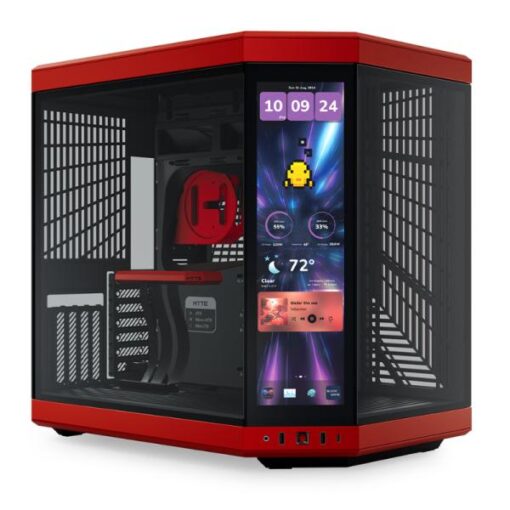CASE GAMING HYTE Y70 TOUCH INFINITE MID TOWER SIN VENTILACIÃN INCLUIDA CON PANTALLA TÃCTIL DE 14.5" GEN 2 CS-HYTE-Y70TI-RB