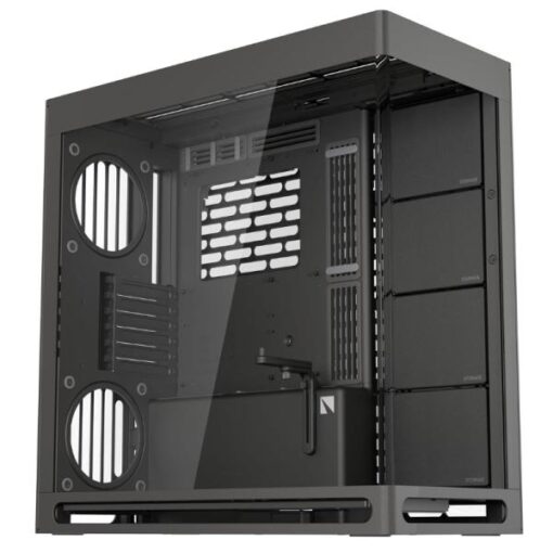 CASE GAMING HAVN HS 420 MID TOWER SIN VENTILACIÃN INCLUIDA CON VIDRIO PANORÃMICO FRONTAL Y LATERAL HVN-CA-HS420-06