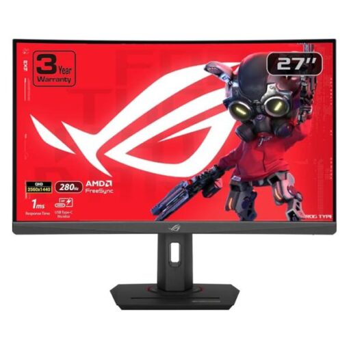 MONITOR GAMING ASUS XG27WCMS 27" CURVO 2560 X 1440 280 HZ FREESYNC DP HDMI Y USB-C 90LM09Y1-B013B0