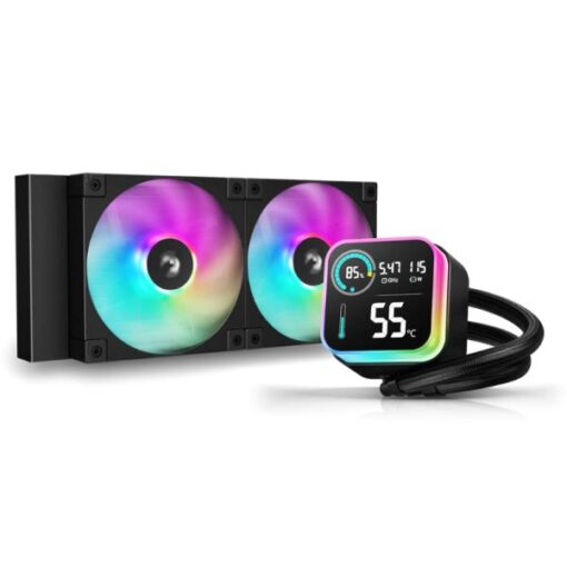 ENFRIAMIENTO LIQUIDO RGB DEEPCOOL LQ240 2 EN 1 240MM AM5/AM4 Y LGA1851/1700 EN ADELANTE R-LQ240-BKLSMW-G-1