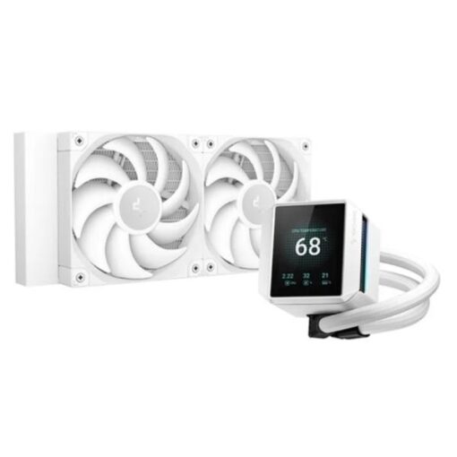 ENFRIAMIENTO LIQUIDO RGB DEEPCOOL MYSTIQUE 240 WH ARGB 2 EN 1 282MM AM5/AM4 Y LGA1700/1200 EN ADELANTE R-LX240-WHDSNMCP-G-1