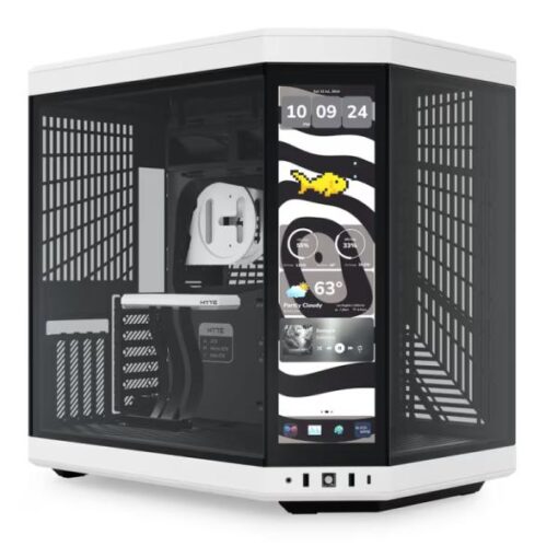 CASE HYTE Y70 TOUCH INFINITE TORRE MEDIA VIDRIO TEMPLADO CON PANTALLA TÃCTIL 14.9" GEN 3 CS-HYTE-Y70TTI-WB