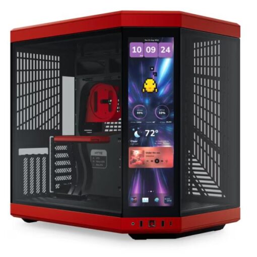 CASE HYTE Y70 TOUCH INFINITE TORRE MEDIA VIDRIO TEMPLADO CON PANTALLA TÃCTIL 14.9" GEN 3 CS-HYTE-Y70TTI-RB
