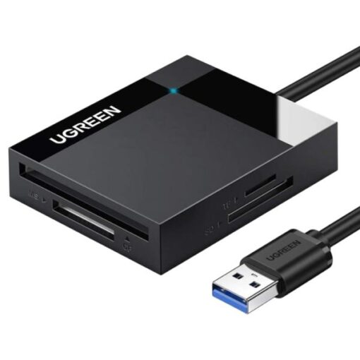 LECTOR DE TARJETAS 4 EN 1 UGREEN CR125 SD/TF USB-A 5GBPS 50CM 30333