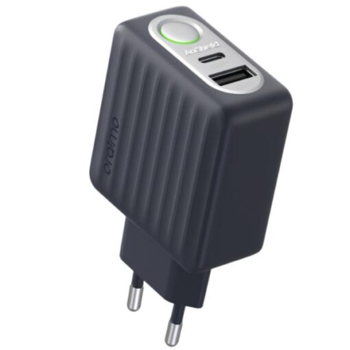 CARGADOR DE PARED ORAIMO OCW-E83D+L53 1 PUERTO USB-A Y 1 PUERTO USB-C CON CONECTOR EUROPEO