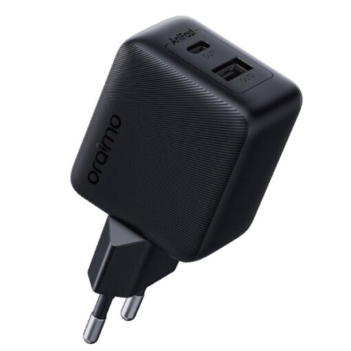 CARGADOR DE PARED ORAIMO OCW-5183E+L53 1 PUERTO USB-A Y 1 PUERTO USB-C CON CONECTOR EUROPEO
