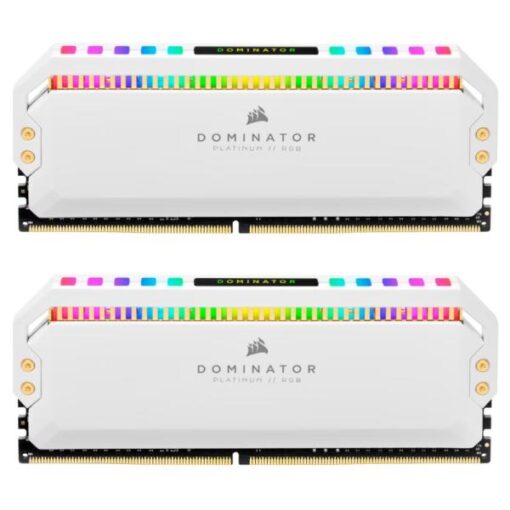 MEMORIA RAM PC 16GB (2 X 8GB) CORSAIR DOMINATOR PLATINUM RGB DDR4 3200MHZ C16 CMT16GX4M2C3200C16W