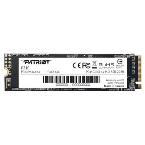 HD INTERNO SOLIDO 1.92TB PATRIOT P310 PCLE GEN3 X4 M.2 2280 NVME 1.3 2,100 / 1,800MB/S P310P192TM28 P310