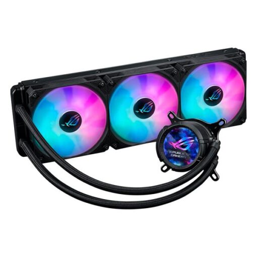 ENFRIAMIENTO LIQUIDO RGB ASUS ROG STRIX LC III 360 ARGB LCD 3 EN 1 360MM LGA 1851 / 1700 / 1200 / 115x Y AM5 / AM4 CON PANTALLA LCD DE 2.1" 90RC00W1-M0UAY0