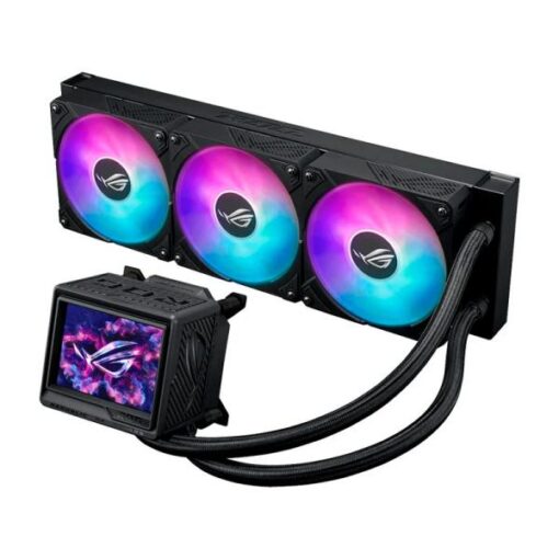 ENFRIAMIENTO LIQUIDO RGB ASUS ROG RYUJIN III 360 ARGB EXTREME 3 EN 1 360MM LGA 1851 / 1700 / 1200 / 115X Y AM5 / AM4 CON PANTALLA LCD DE 3.5" 90RC0131-M0EAY0