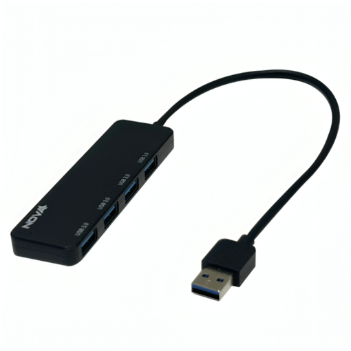 HUB NOVA AHB1S340001C 5 EN 1 USB-A 3.0 4 PUERTOS USB-A 3.0 MICRO 5V 5GBPS