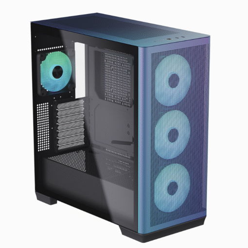 CASE RGB APNX C1-R-CF-V1 TORRE MEDIA ACERO 3 ABANICOS FRONTALES Y 1 ABANICO TRASERO APCM-CR01143.C1