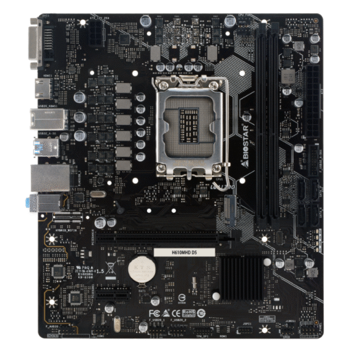 TARJETA MADRE BIOSTAR H610MHDÂ D5 LGA1700 MICRO ATX DDR5