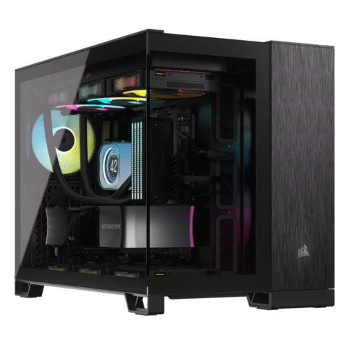 CASE CORSAIR 2500X MID TOWER SIN VENTILACIÃN INCLUIDA CON VIDRIO LATERAL Y MALLA FRONTAL CC-9011287-WW