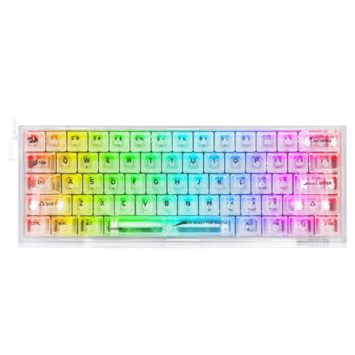 TECLADO GAMING RGB REDRAGON FIZZ K617CT MECANICO ALAMBRICO INGLES SWITCH ROJO