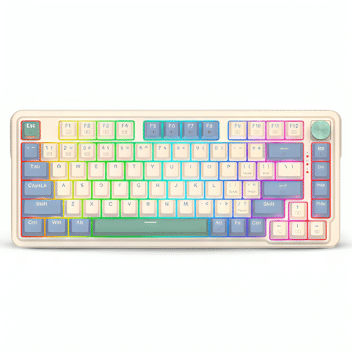 TECLADO GAMING RGB REDRAGON UCAL PRO K673CPG MECANICO INALAMBRICO (BLUETOOTH/2.4GHZ) Y ALAMBRICO INGLES SWITCH ROJO
