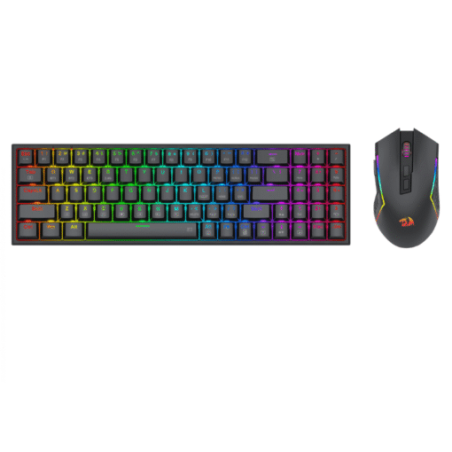 TECLADO Y MOUSE GAMING RGB REDRAGON S136 INALAMBRICO (USB 2.4GHZ / BLUETOOTH)