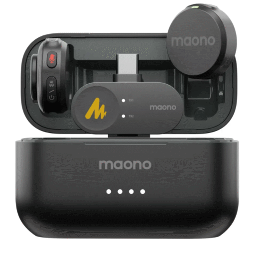 MICROFONO MAONO WM650 PC2 INALAMBRICO CON RECEPTOR USB-C CON REDUCCION DE RUIDO