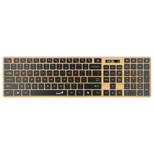 TECLADO GENIUS SLIMSTAR 7250BT MEMBRANA INALÃMBRICO (BLUETOOTH/2.4 GHZ) ESPAÃOL 31320004401