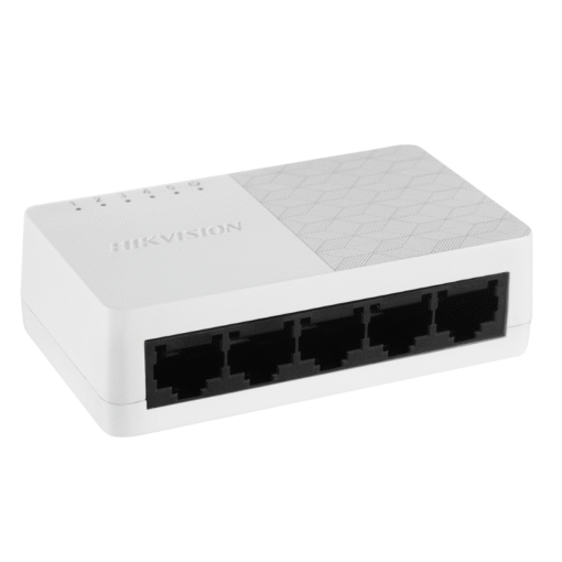 SWITCH HIKVISION DS-3E0105D-O(O-STD) (E) 5 PUERTOS FAST ETHERNET 100MBPS NO ADMINISTRABLE