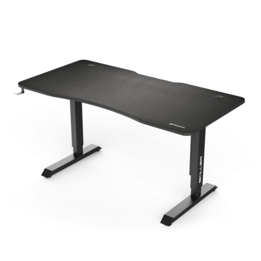ESCRITORIO GAMING SHARKOON 160CM MDF ACERO CON SOPORTE PARA HEADSET Y GESTIÃN DE CABLEADO 4044951032938